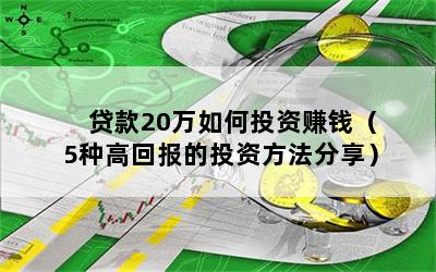 贷款20万如何投资赚钱（5种高回报的投资方法分享）