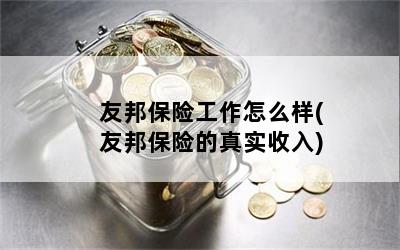 友邦保险工作怎么样(友邦保险的真实收入)