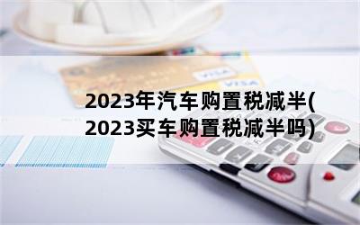 2023˰(2023򳵹˰)