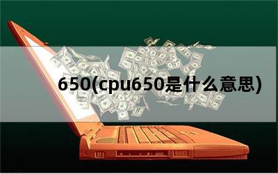 650(cpu650ʲô˼)