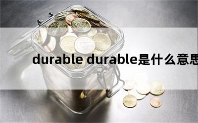 durable durableʲô˼